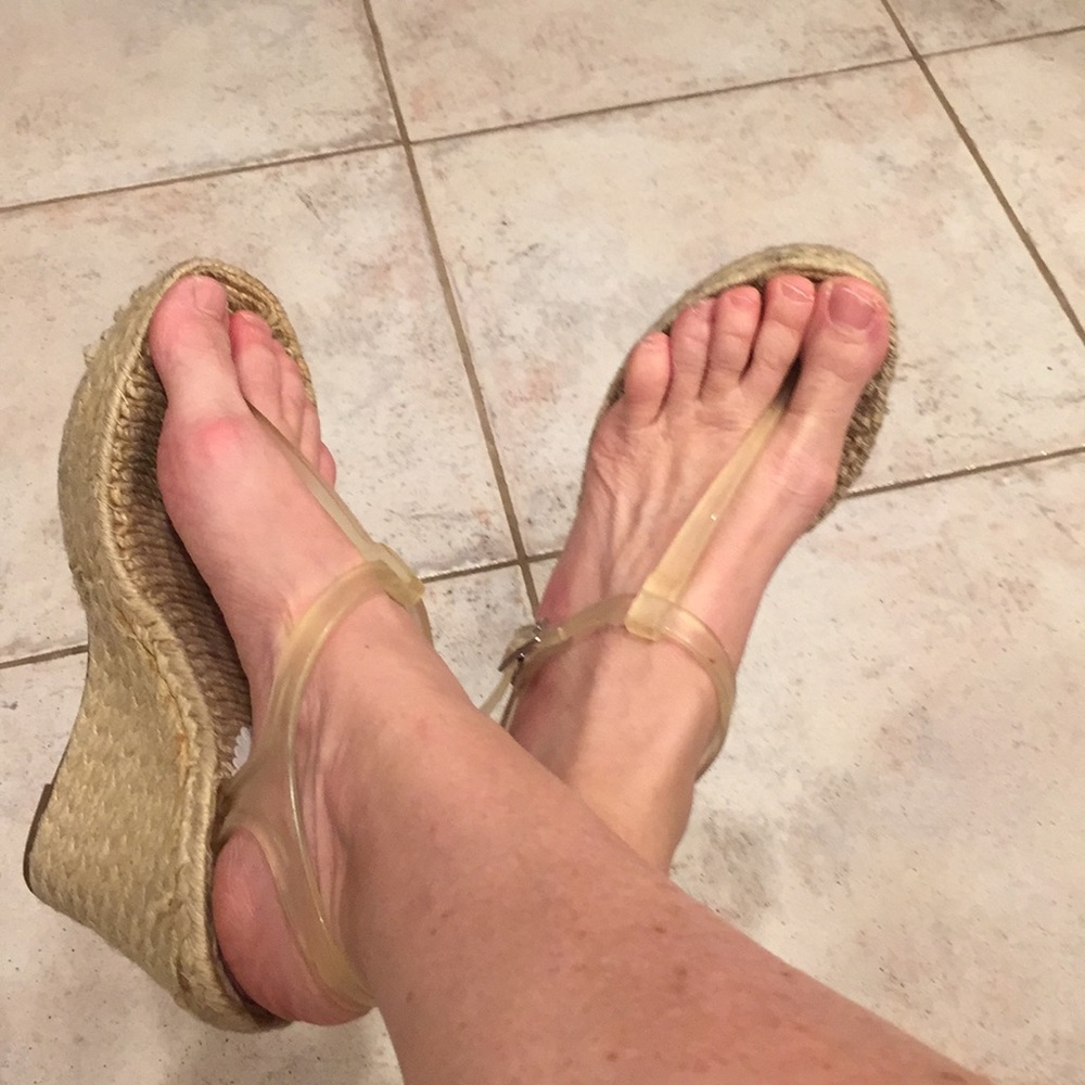 Kenzo Clear espadrilles edges